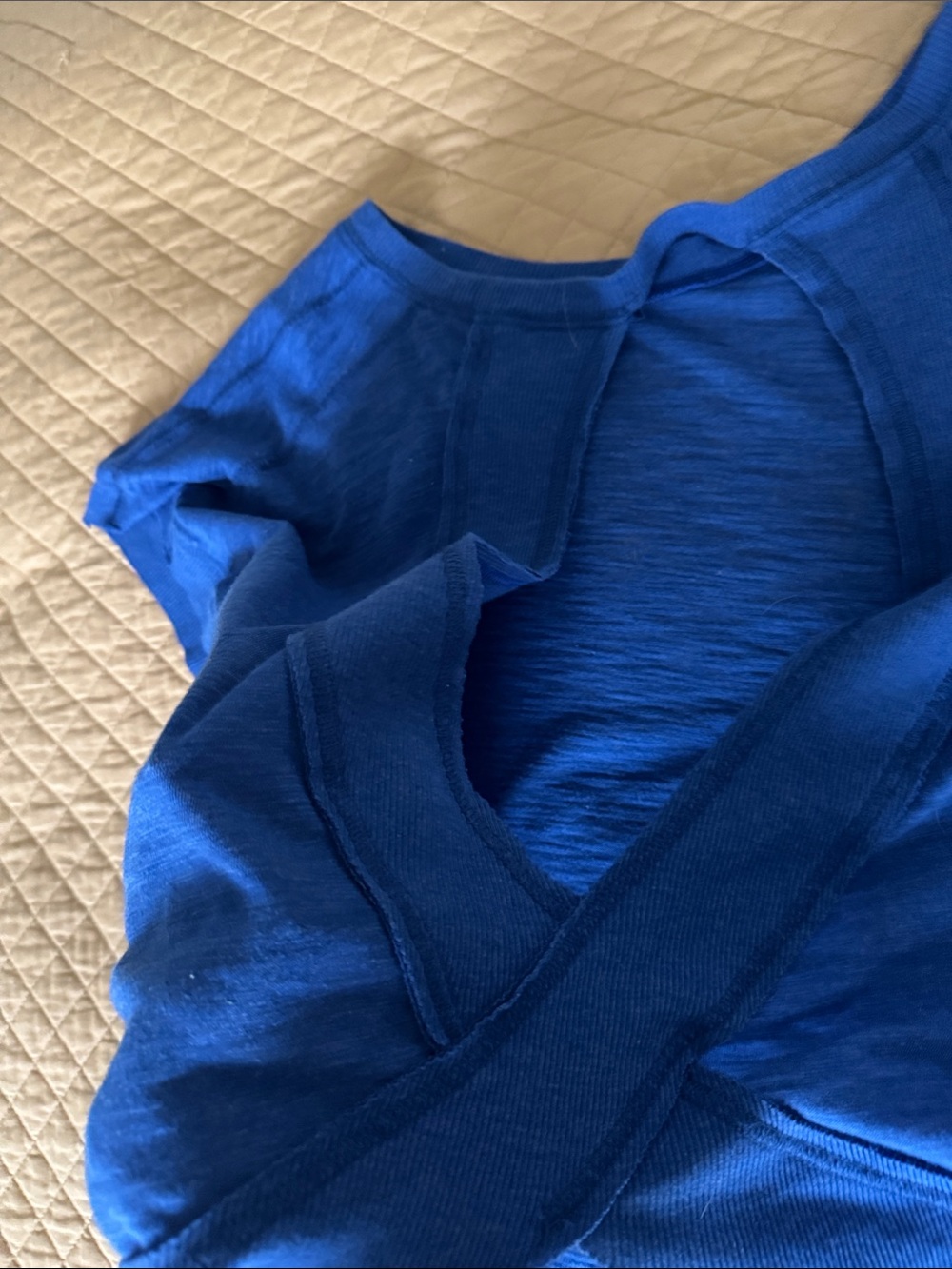 FP Movement by Free People Cropped Tank Top in Royal Blue - Picture 7 of 10